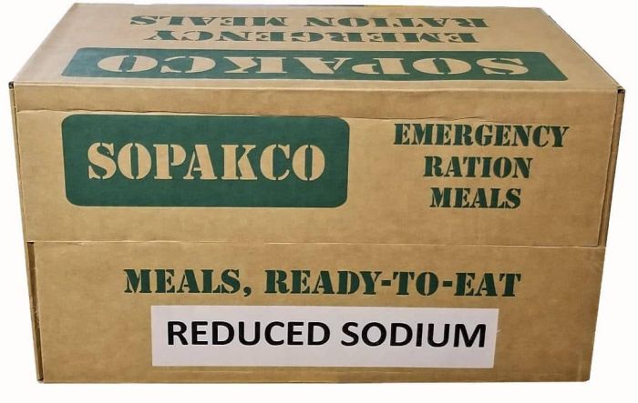 MEALS READ TO EAT / SPOKCO LOW SODIUM ( 1 PALLET)